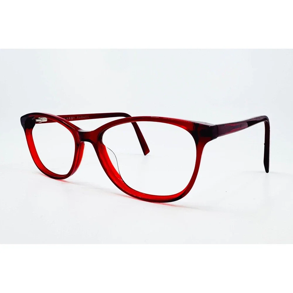 Warby Parker Daisy M 623 Eyeglasses Women Red Cat Eye 52-16-140